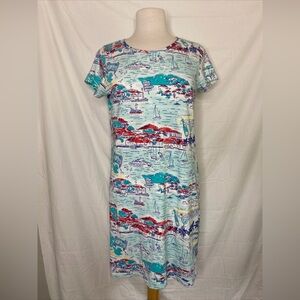 Vineyard Vines Dress Women’s Small Blue Short Sleeve